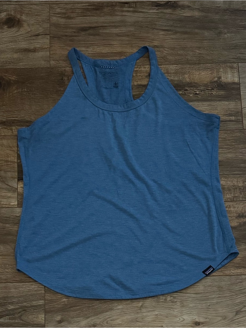Patagonia Slate Blue Racerback Tank Top